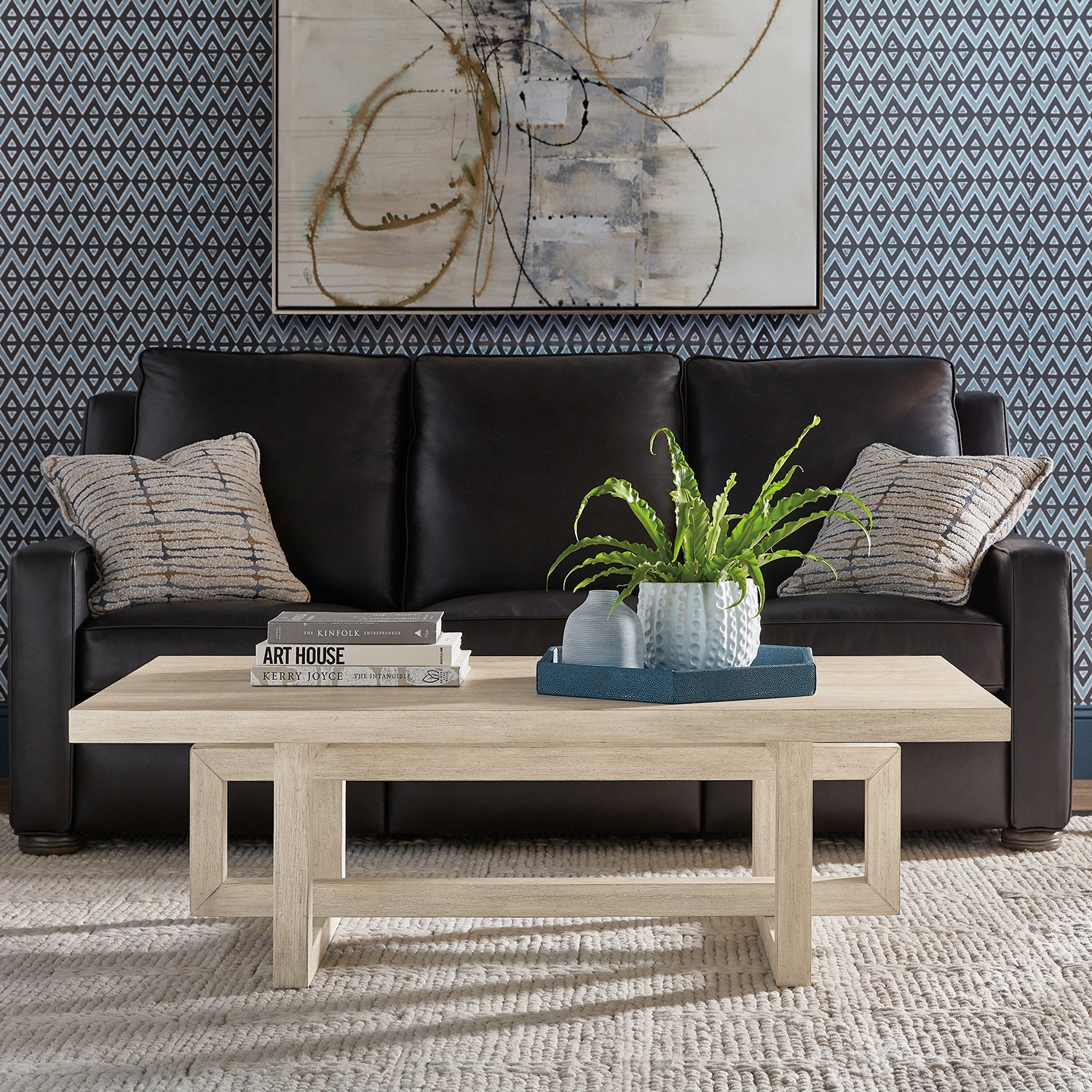 Hooker Furniture Commerce and Market Modern Rectangle Cocktail Table