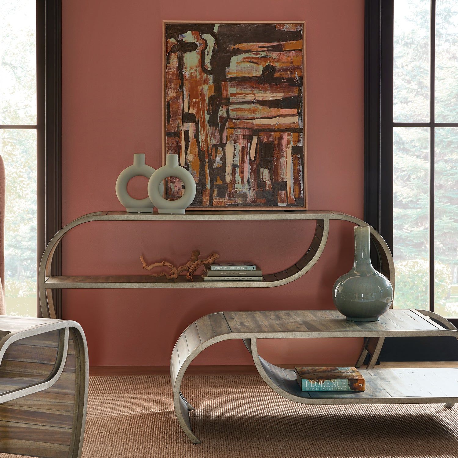 Hooker Furniture Commerce & Market Open Ended Console Table