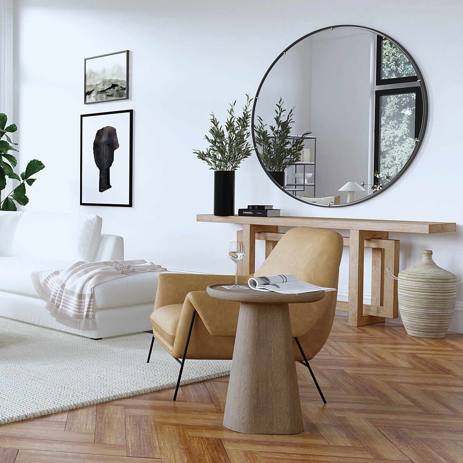 Hooker Furniture Commerce & Market Modern Console