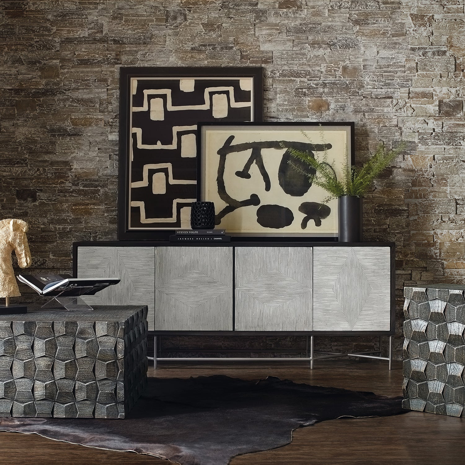 Hooker Furniture Commerce & Market Fine Lines Credenza