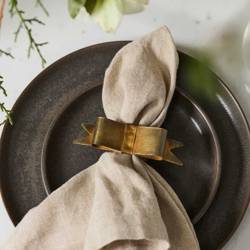 Hattie Bow Napkin Ring Set of 6