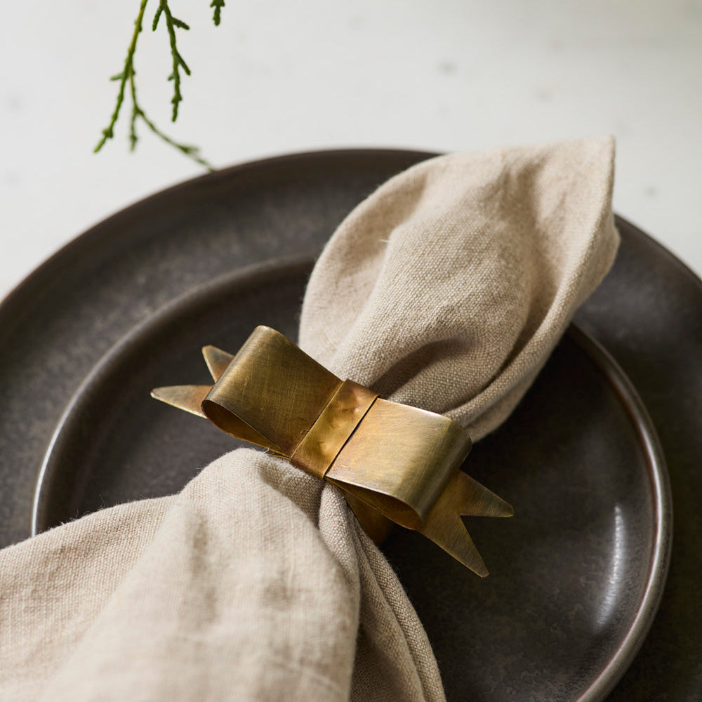 Hattie Bow Napkin Ring Set of 6