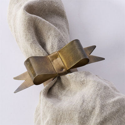 Hattie Bow Napkin Ring Set of 6