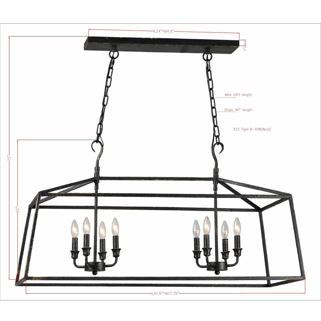 Forty West Addie Bar Light