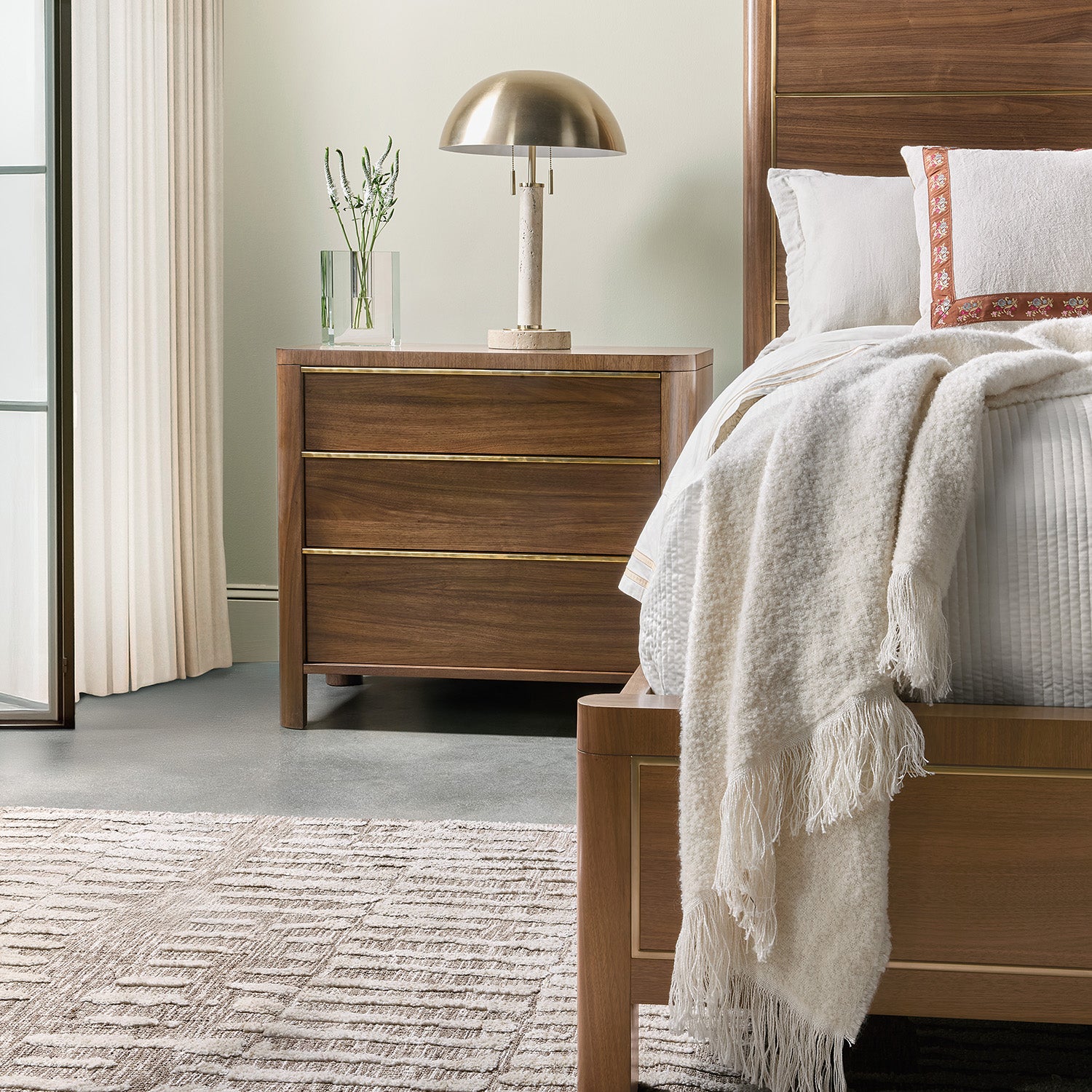 Hooker Furniture Eleanas Three Drawer Nightstand