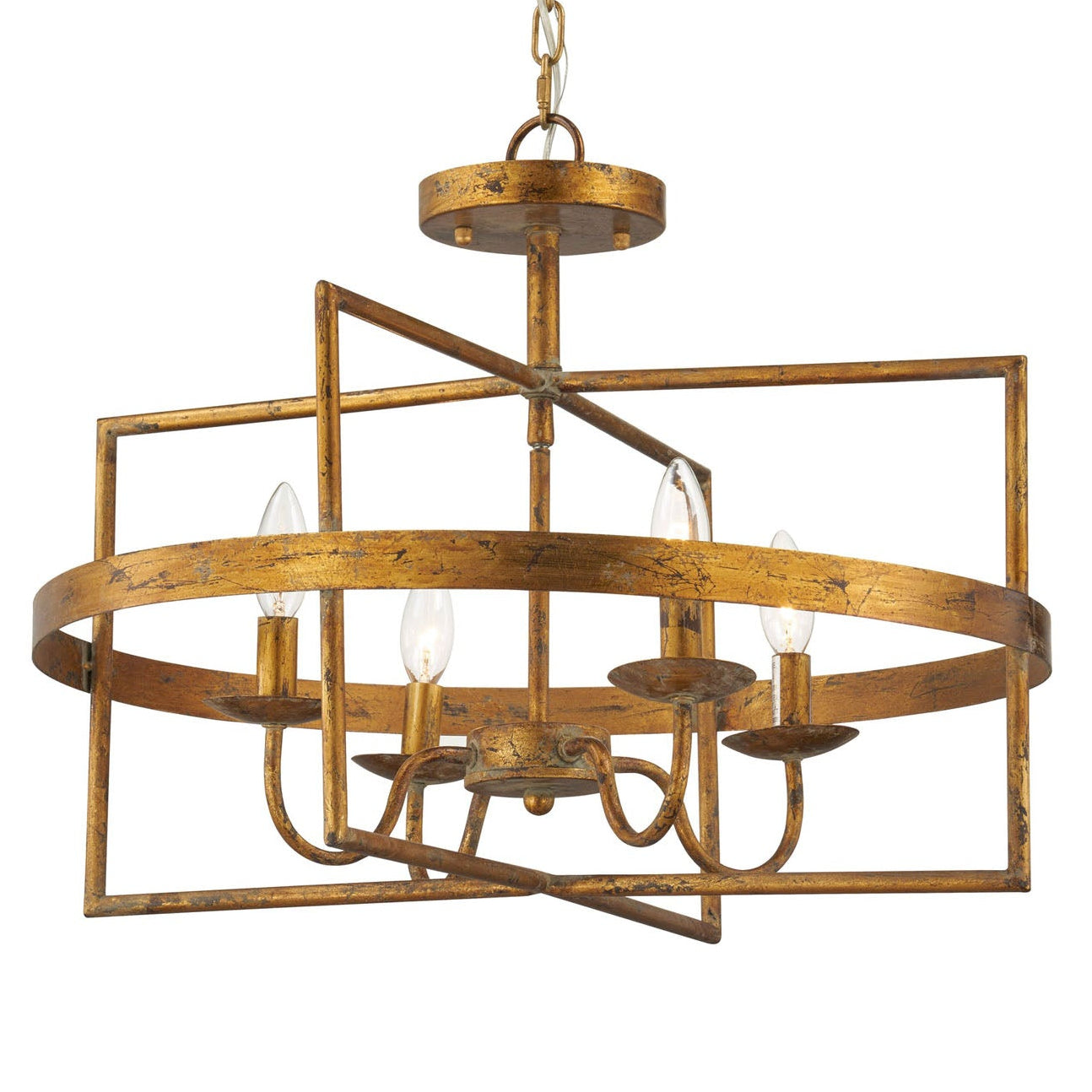 Forty West Cleo Semi-Flush/Convertible