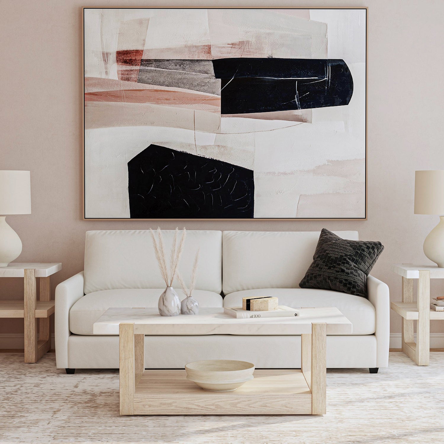 Bassett Mirror Milano Framed Canvas Art