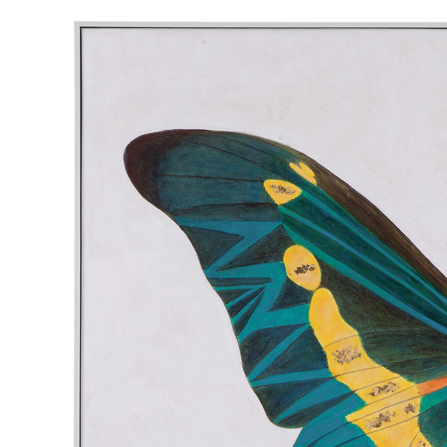 Bassett Mirror Butterfly Wings Framed Canvas Set of 2