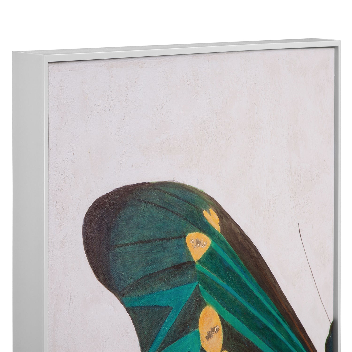 Bassett Mirror Butterfly Wings Framed Canvas Set of 2