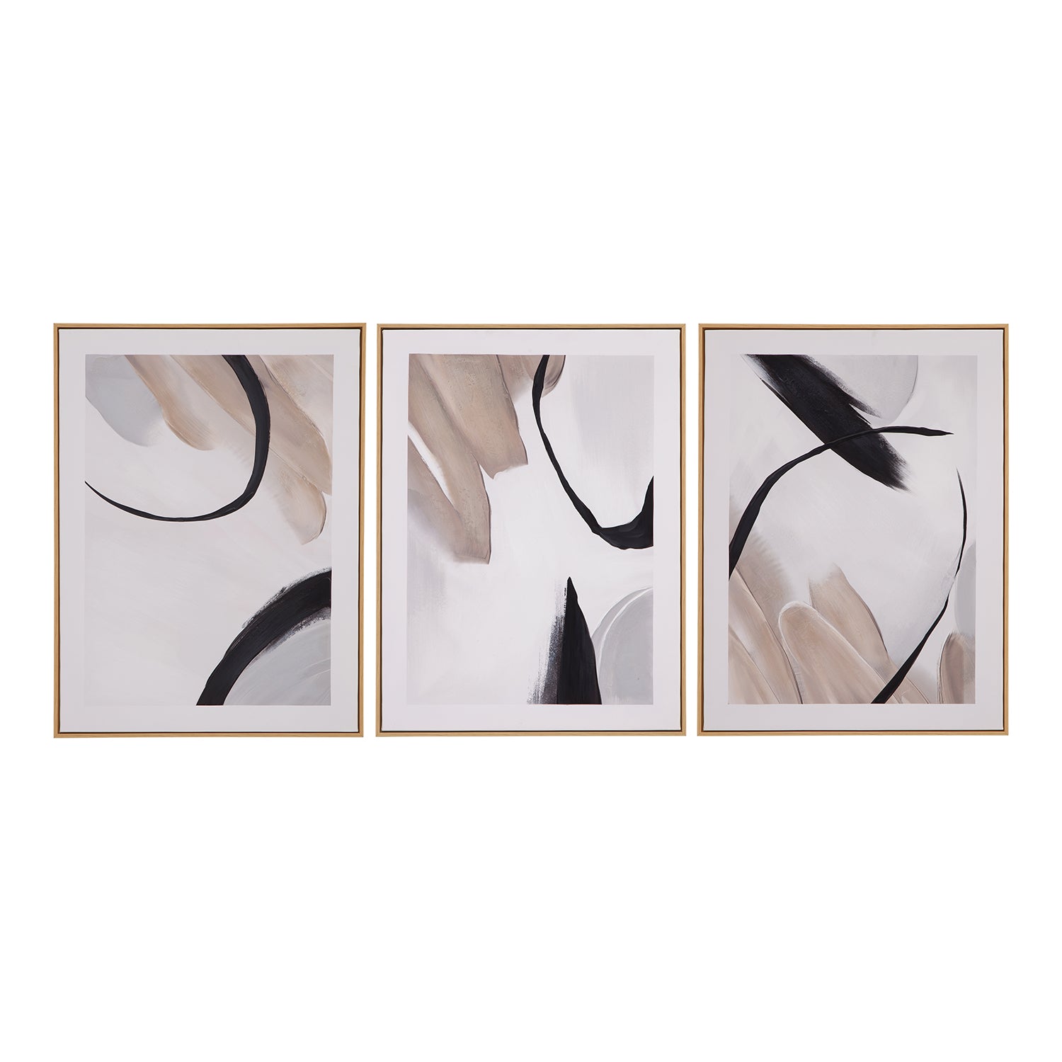 Bassett Mirror Eartha Framed Canvas Set of 3