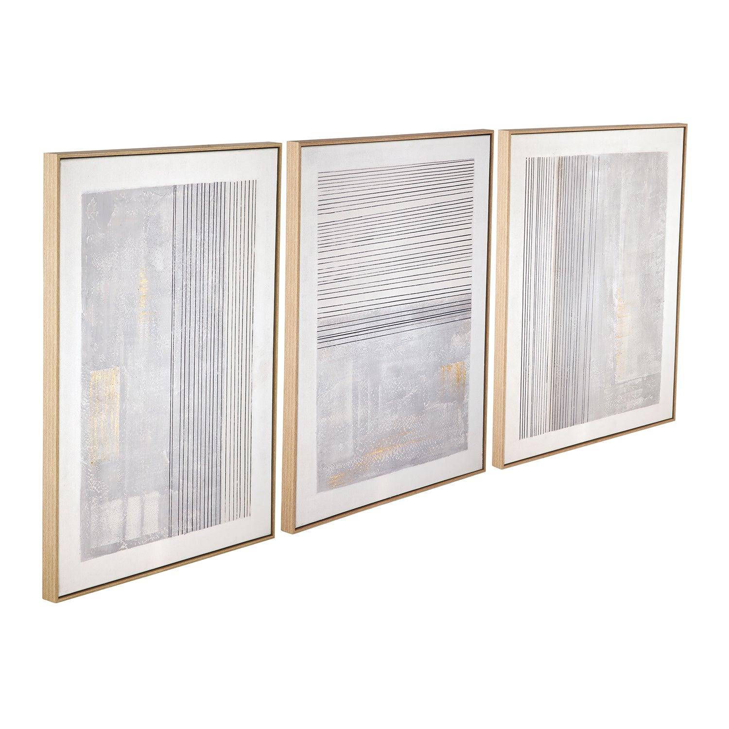 Bassett Mirror Razi Framed Canvas Set of 3