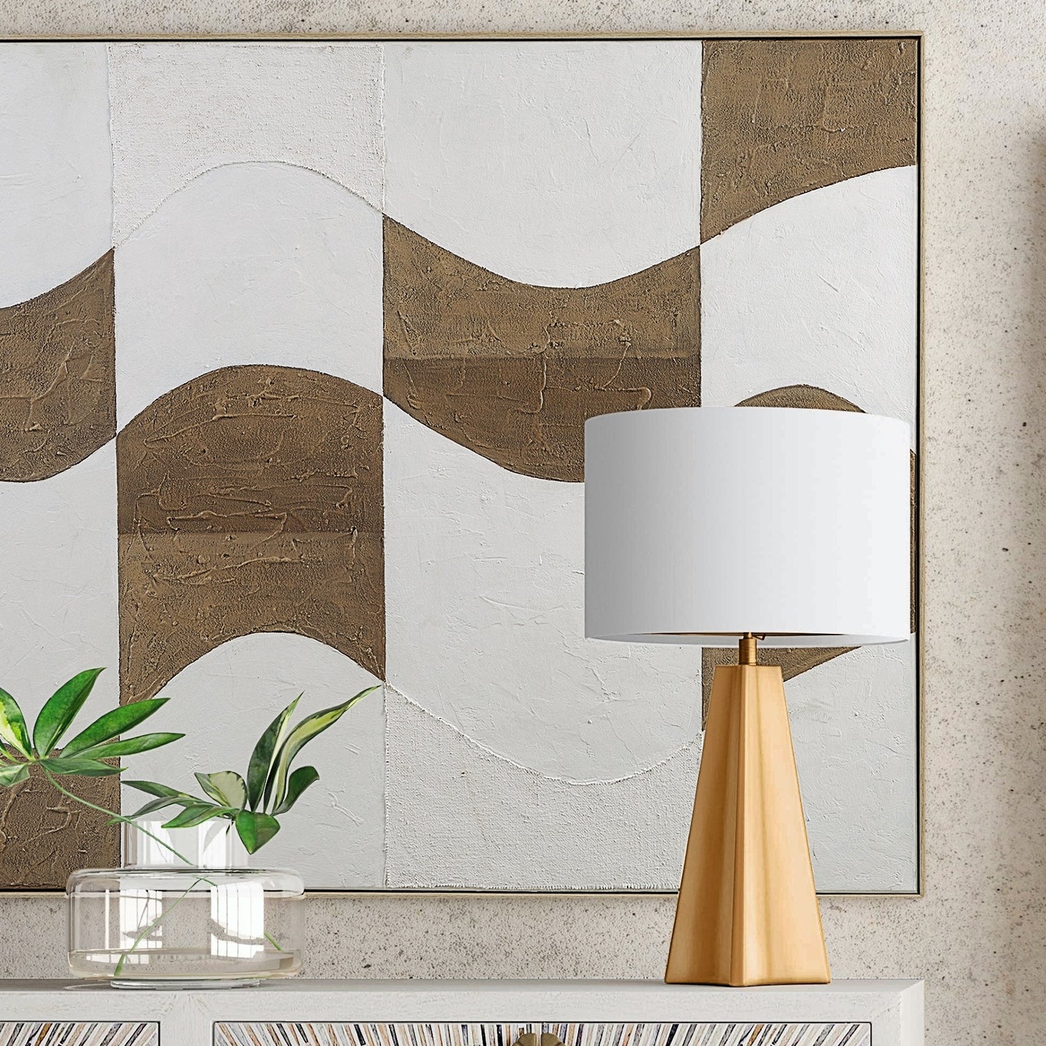 Bassett Mirror River City Framed Canvas Art