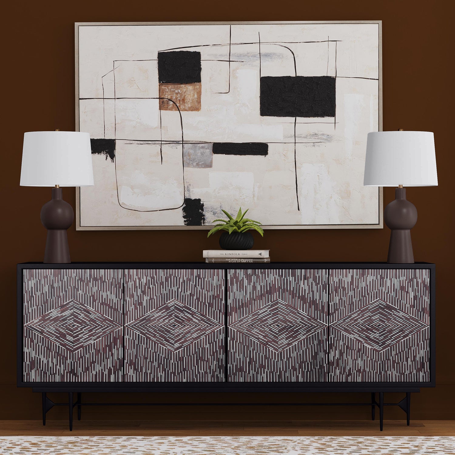 Bassett Mirror Quartershot Framed Canvas Art