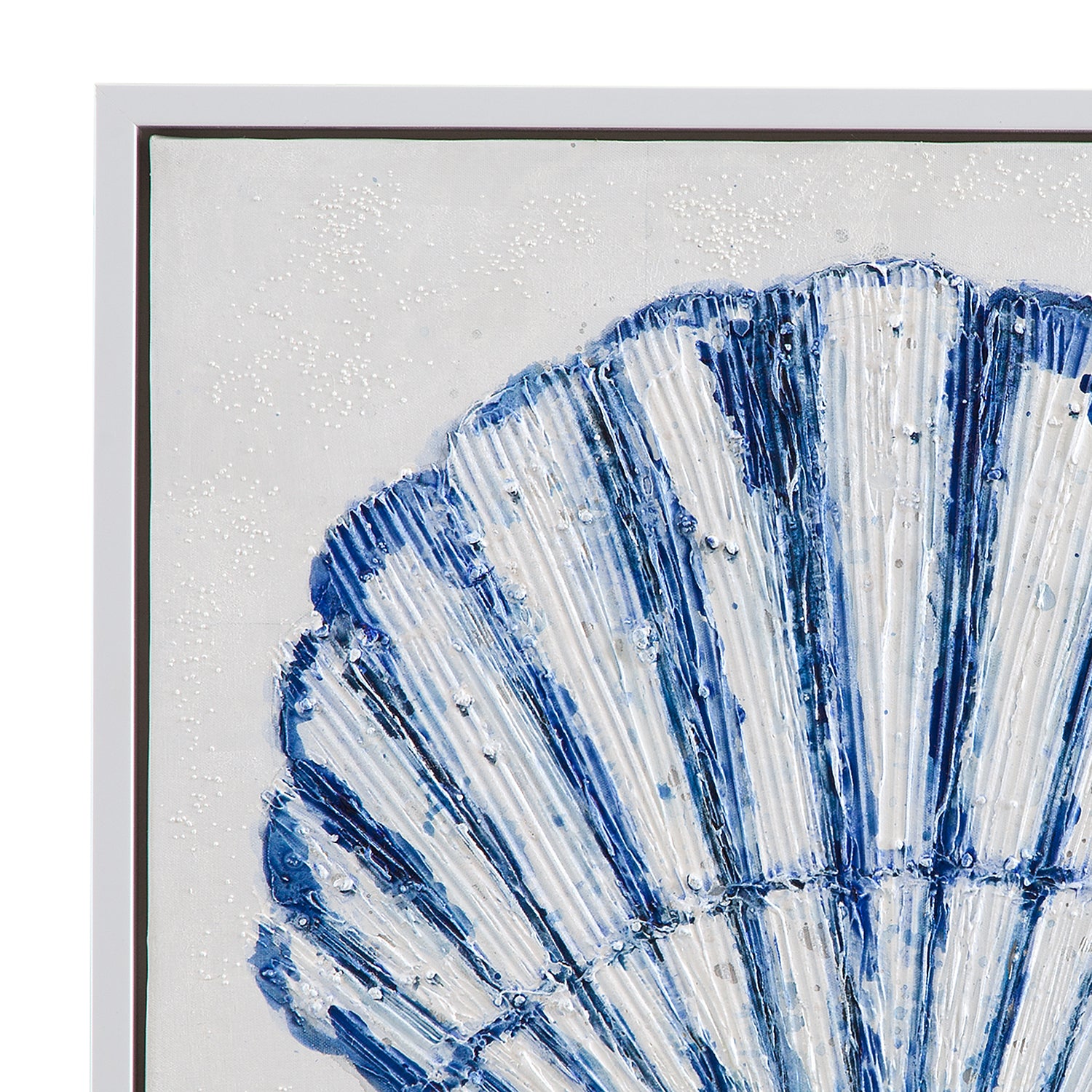 Bassett Mirror Shells Framed Canvas Art Set of 4
