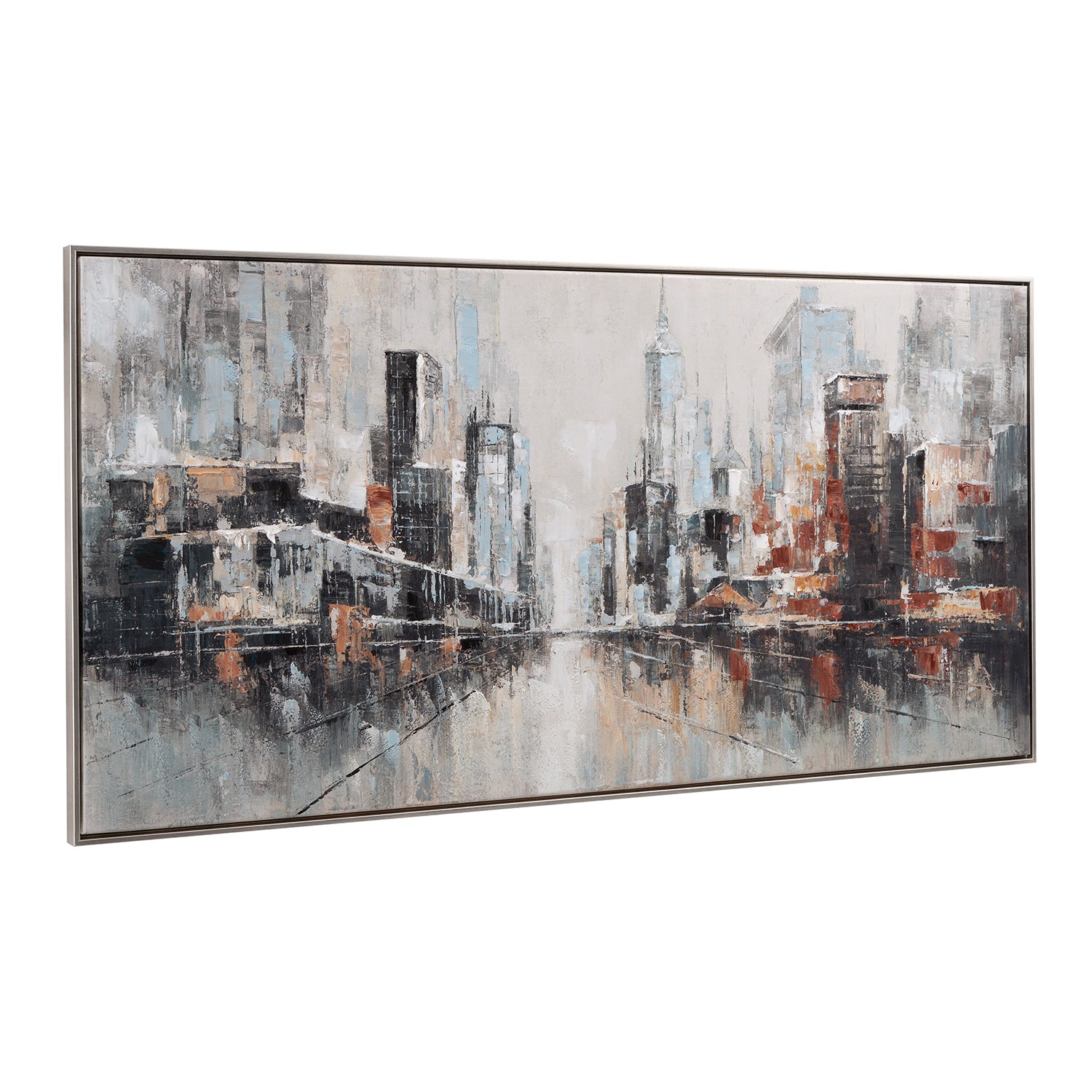 Bassett Mirror City Scape Framed Canvas Art
