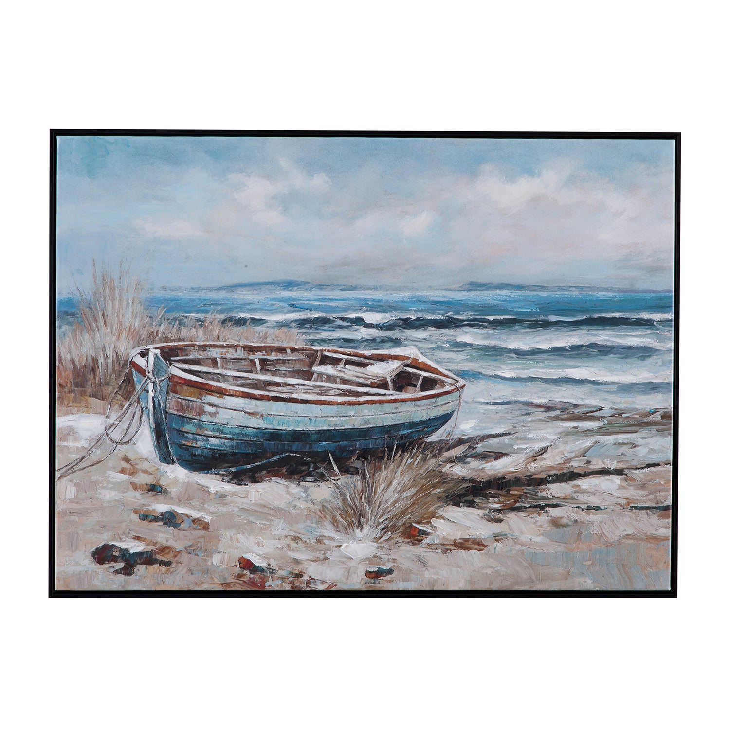 Bassett Mirror Mo Bay Framed Canvas Art