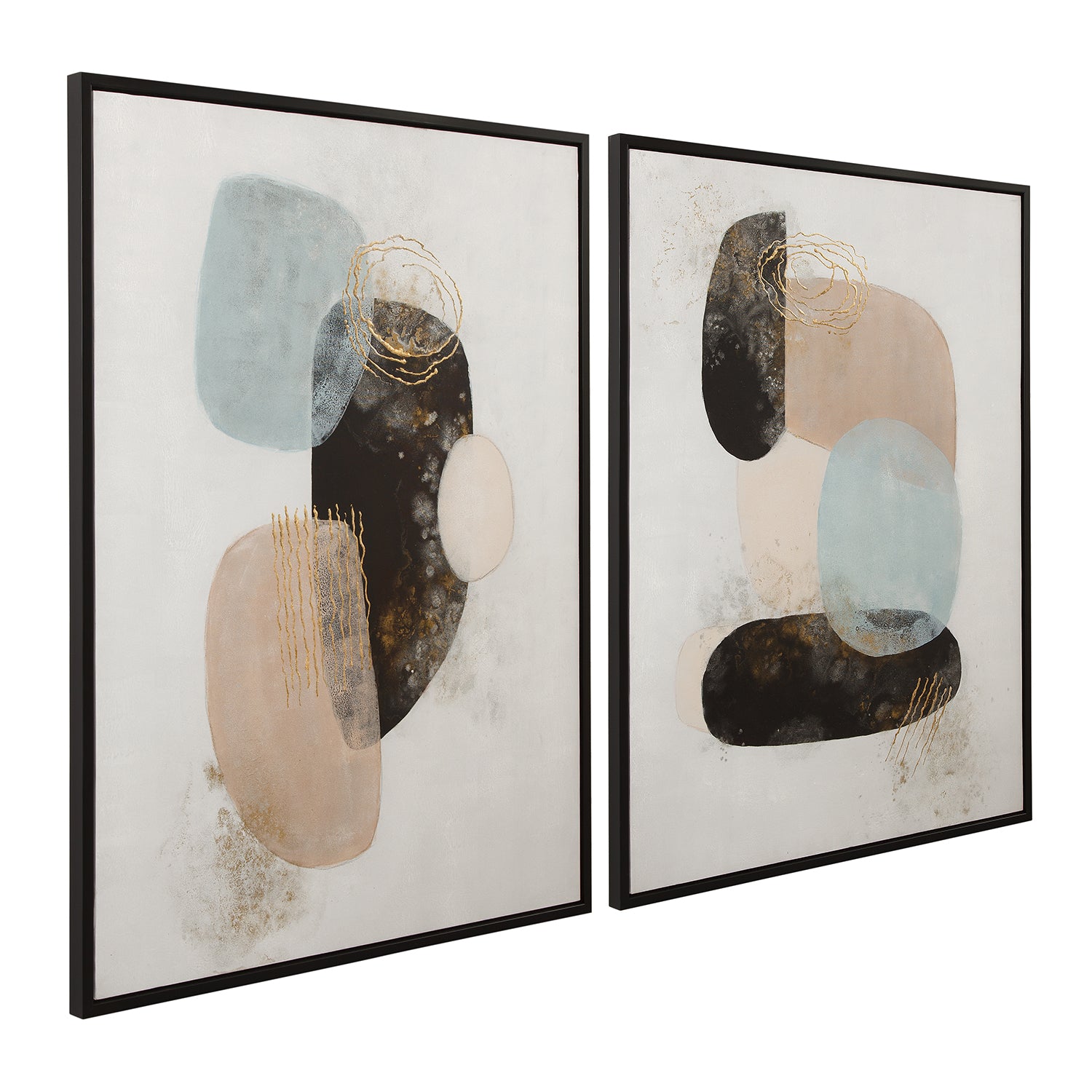 Bassett Mirror Athena Framed Canvas Set of 2