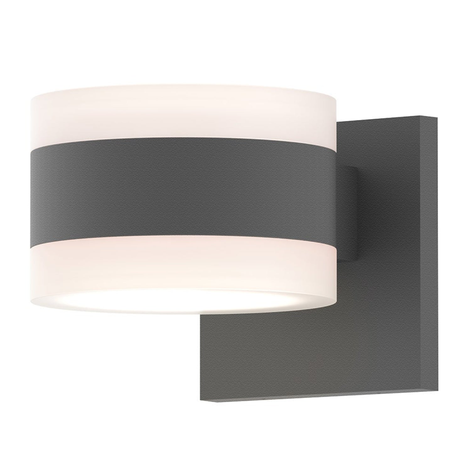 Sonneman Reals Textured Gray 7302.FW.FW.74-WL Wall Sconce