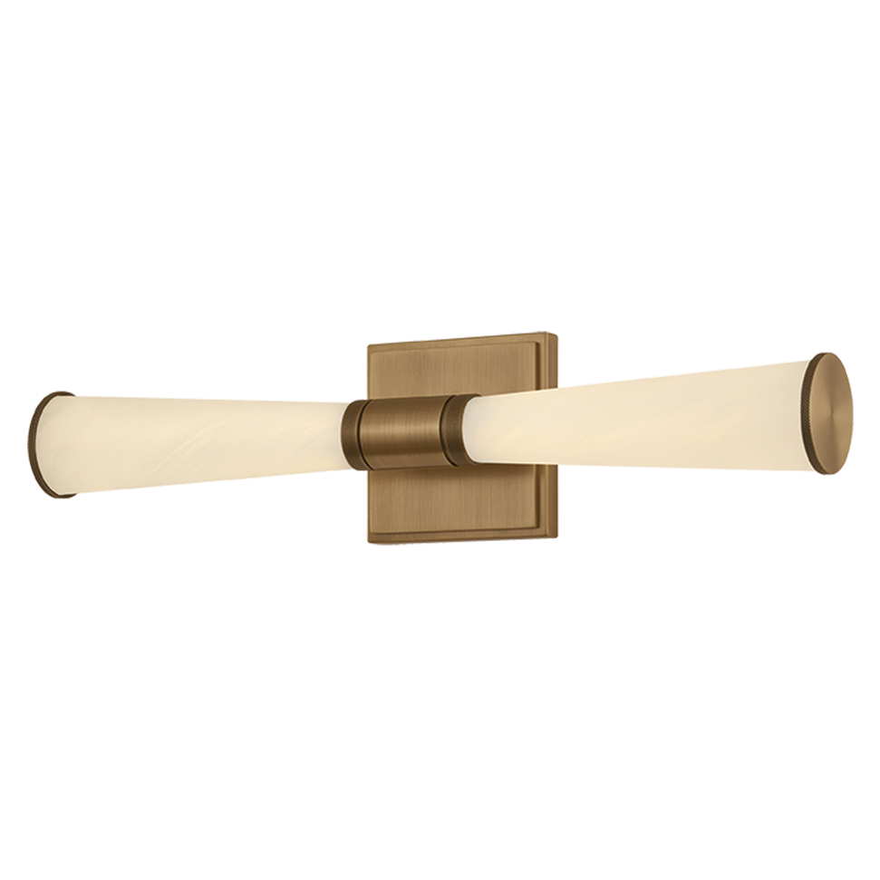 Hudson Valley Lighting Rockland Lake Small Bath and Vanity Light in Patina Brass, primary product view