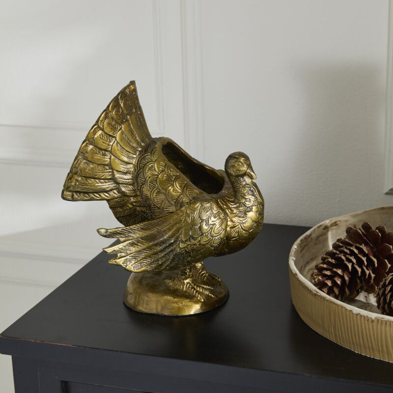 Autumn Turkey Vase