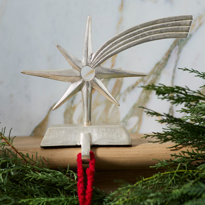 Starscape Silver Stocking Holder