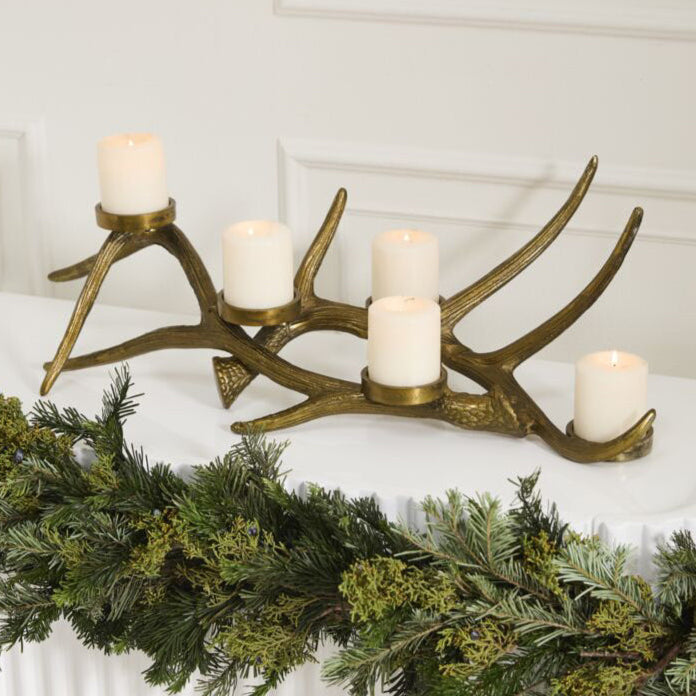 Andean Antler Candleholder