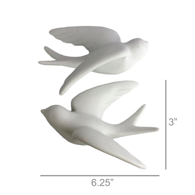 Sparrows Sculpture Set of 2