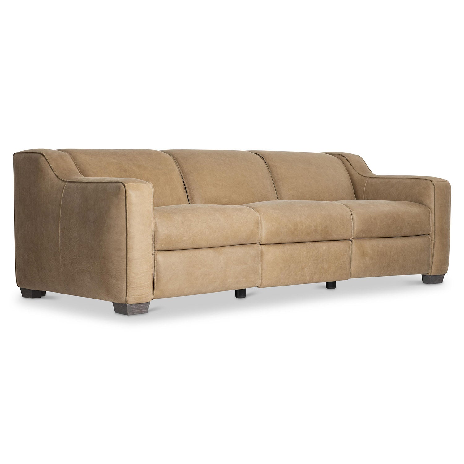 Bernhardt Living Flynn Leather Power Motion Sofa