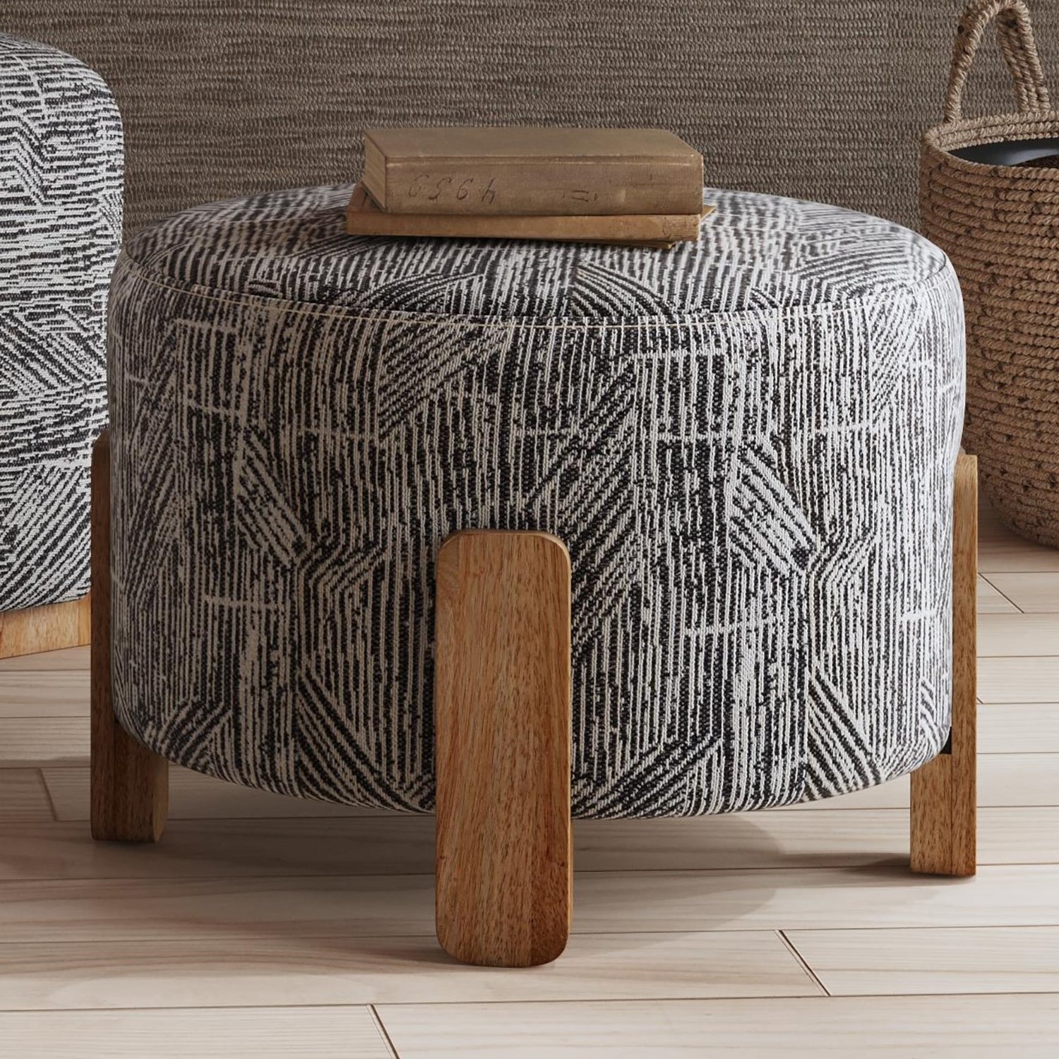 Bassett Mirror Jasper Accent Ottoman