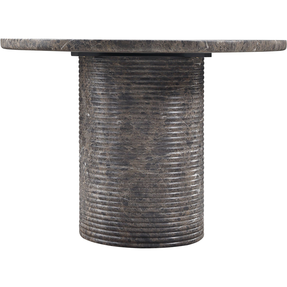 Rapallo 43in Brown Concrete Indoor/Outdoor Dining Table
