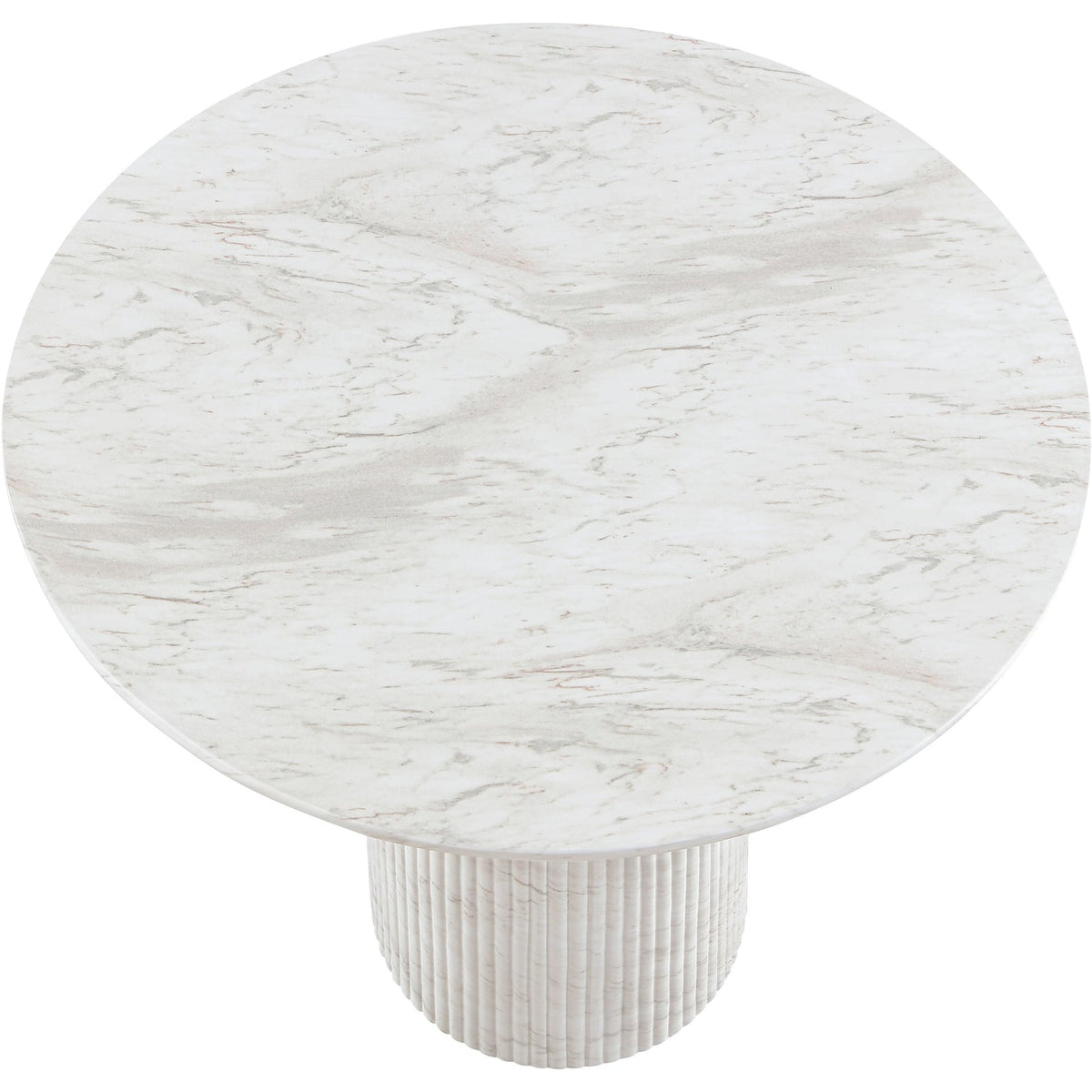 Venosa 36in White Concrete Indoor/Outdoor Counter Table