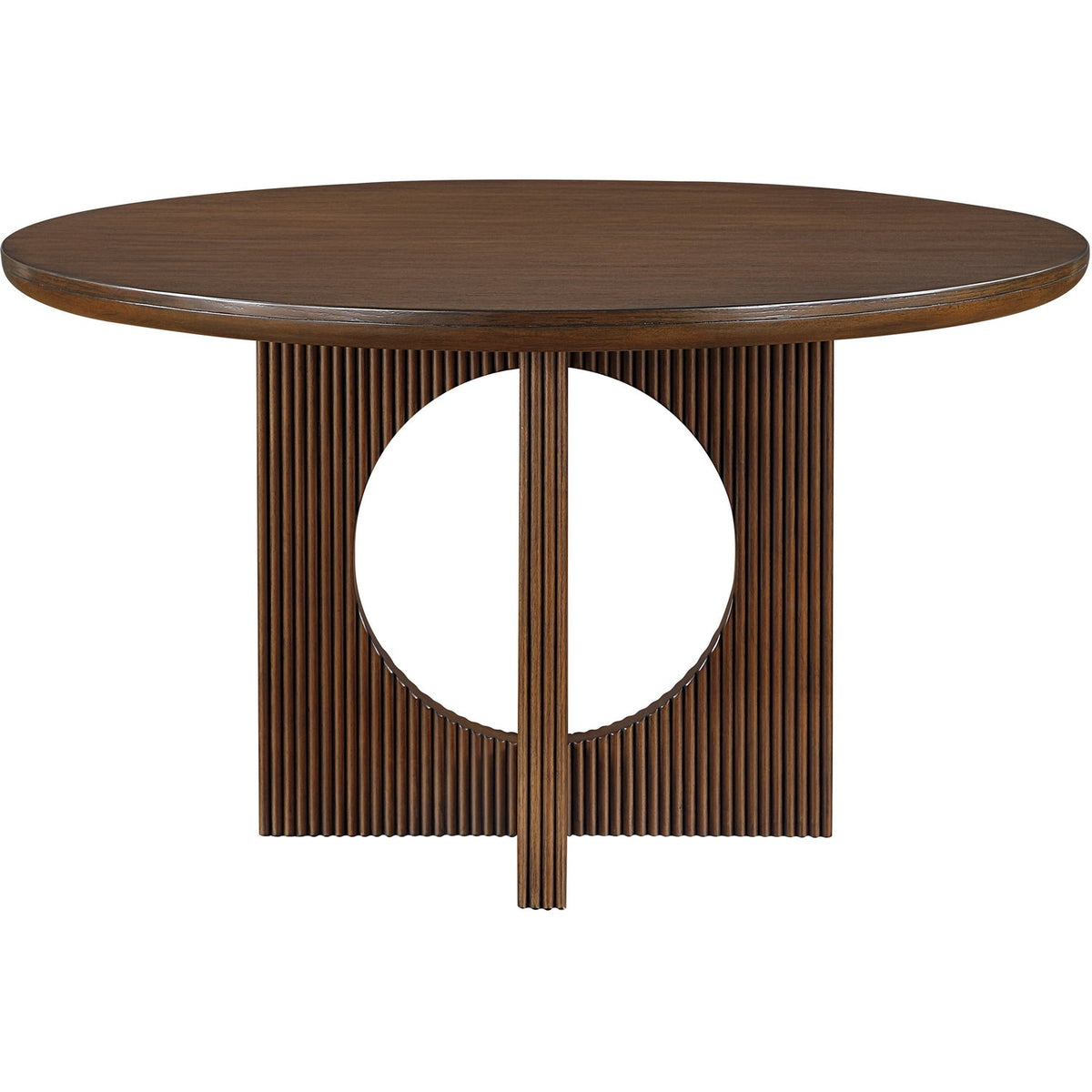 Rivas 54in Walnut Wood And Veneer Dining Table