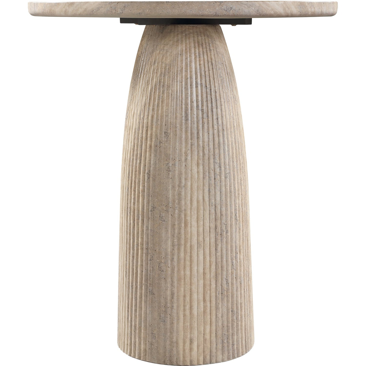 Venosa 36in Travertine Concrete Indoor/Outdoor Bar Table