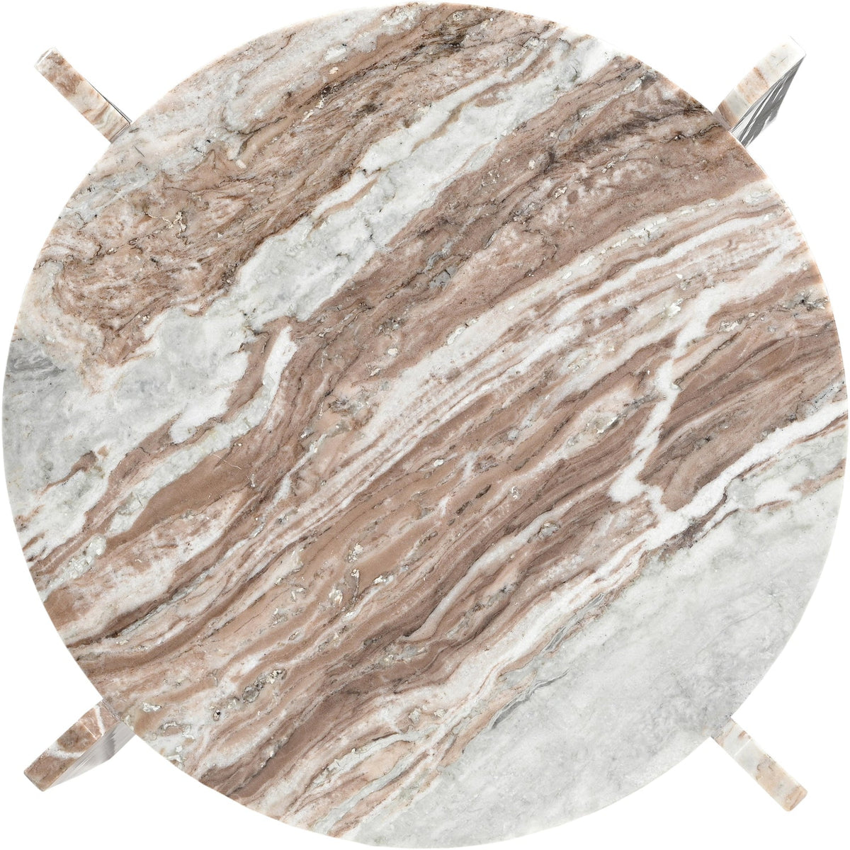 Soriano Brown Genuine Marble Coffee Table