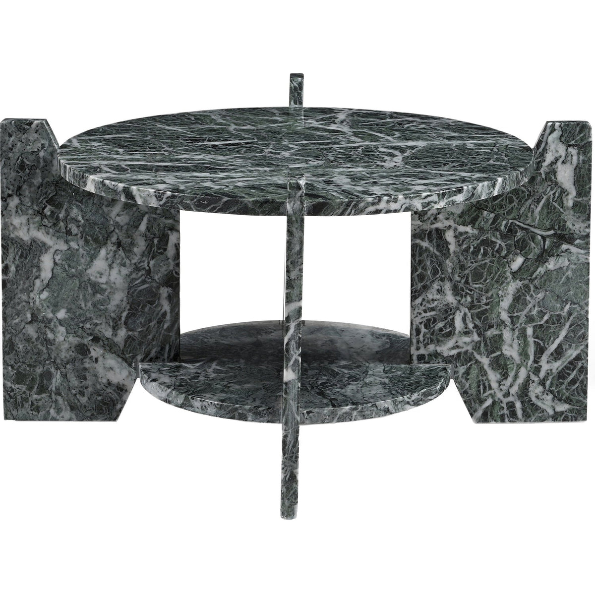 Soriano Green Genuine Marble Coffee Table