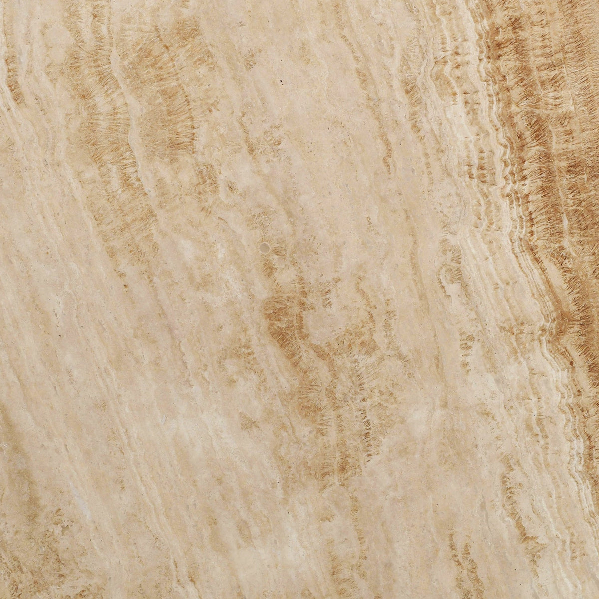 Solstice Brown Travertine And Mango Wood Coffee Table