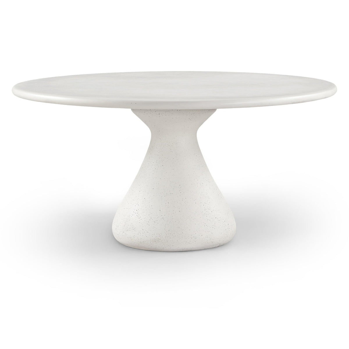Sano 60" Cream Concrete Indoor / Outdoor Dining Table in cream concrete, primary product view