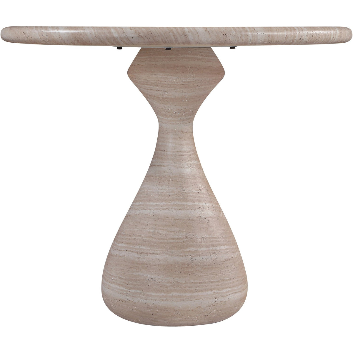 Sano 36in Travertine Concrete Indoor/Outdoor Dining Table