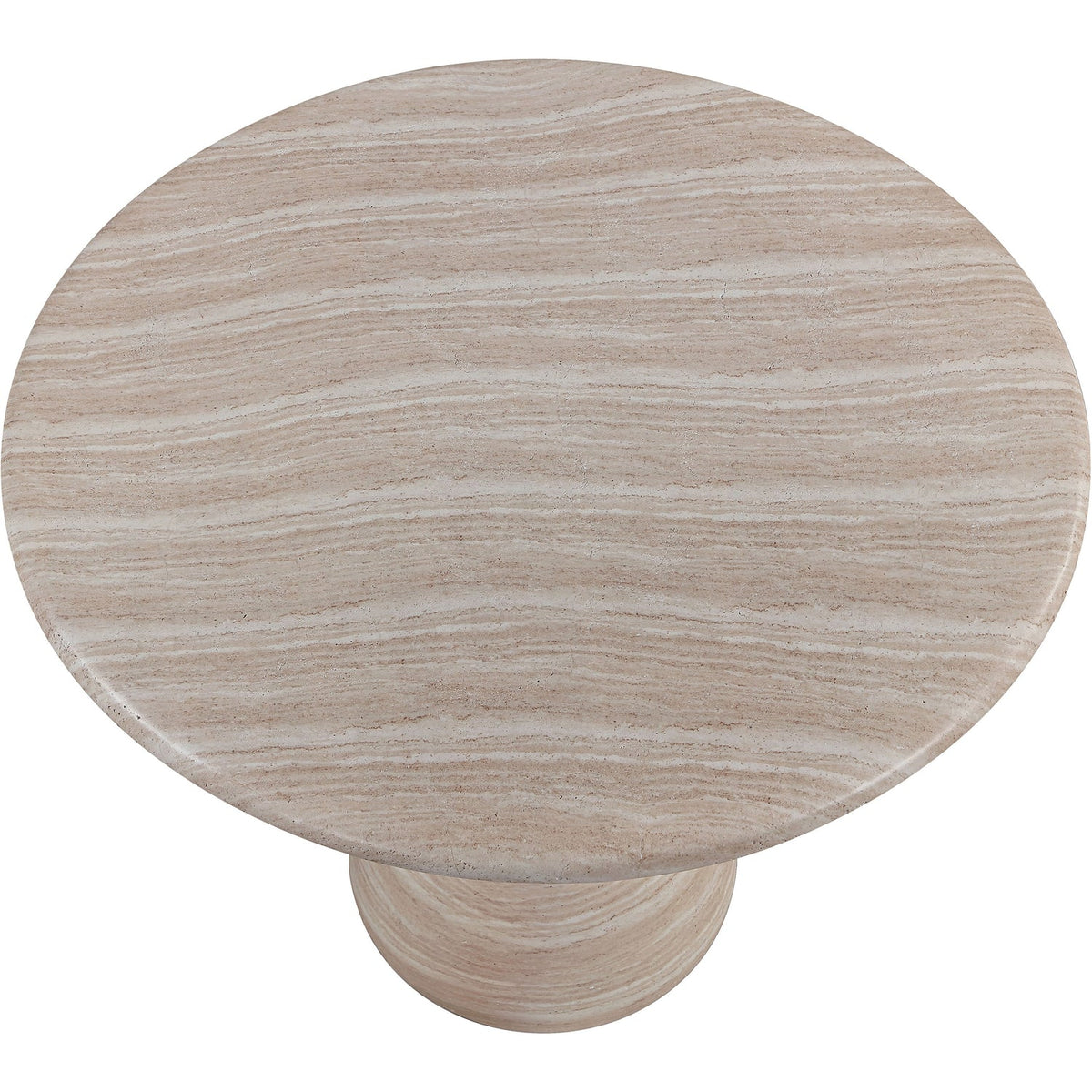 Sano 36in Travertine Concrete Indoor/Outdoor Dining Table