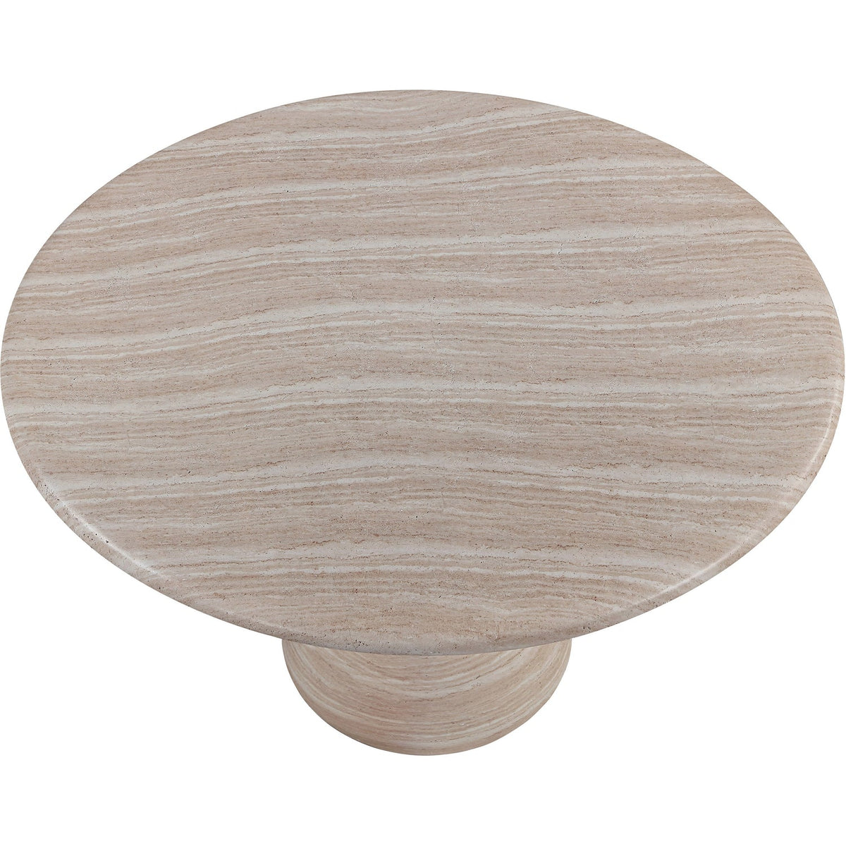 Sano 48in Travertine Concrete Indoor/Outdoor Dining Table