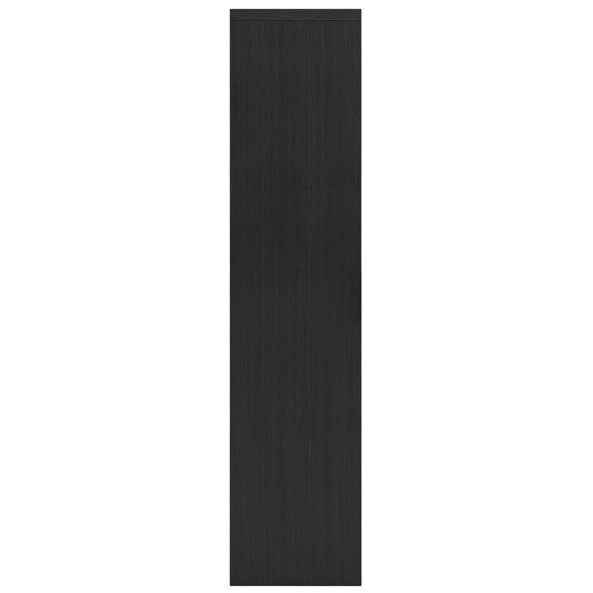 Vana Black Cane And Solid Wood Storage Cabinet