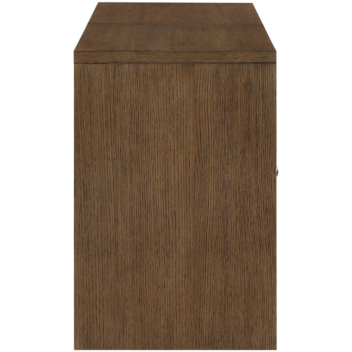 Vero Brown Cane Solid Wood And Oak Veneer 2 Piece Sideboard/Buffet