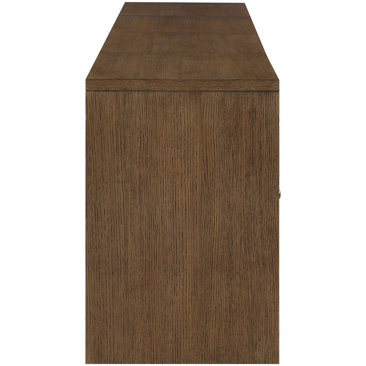 Vero Brown Cane Solid Wood And Oak Veneer 4 Piece Sideboard/Buffet