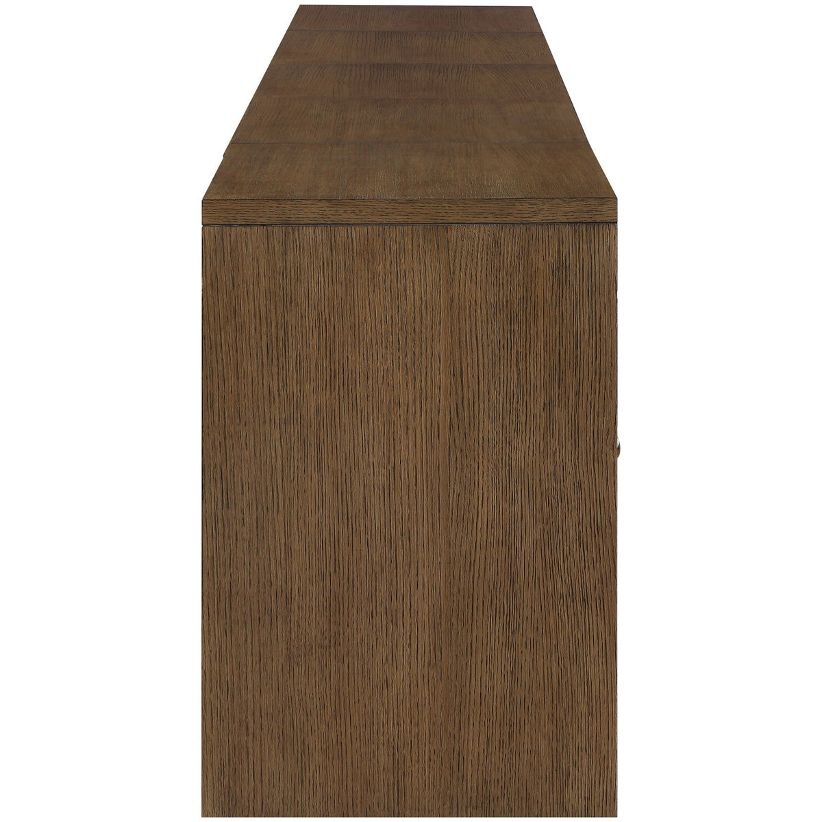 Vero Brown Cane Solid Wood And Oak Veneer 5 Piece Sideboard/Buffet