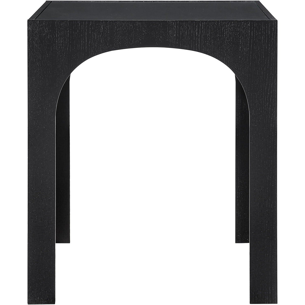 Waldorf 36.25in Black Tempered Glass Top Bar Height Table