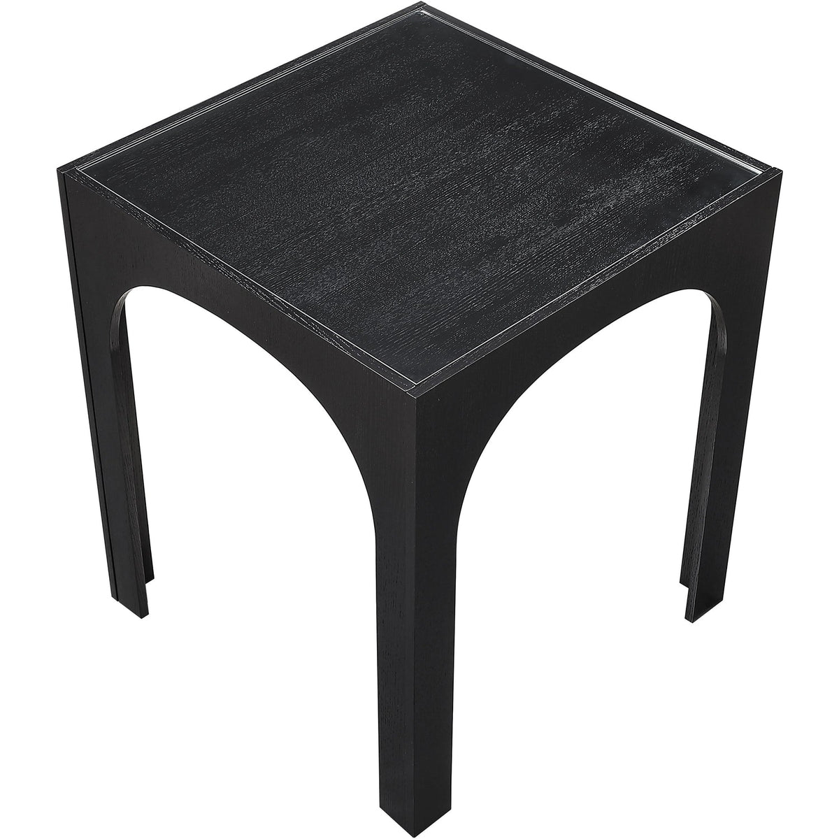 Waldorf 36.25in Black Tempered Glass Top Bar Height Table