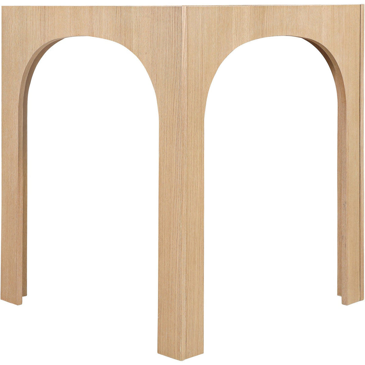 Waldorf 36.25in Natural Tempered Glass Top Bar Height Table