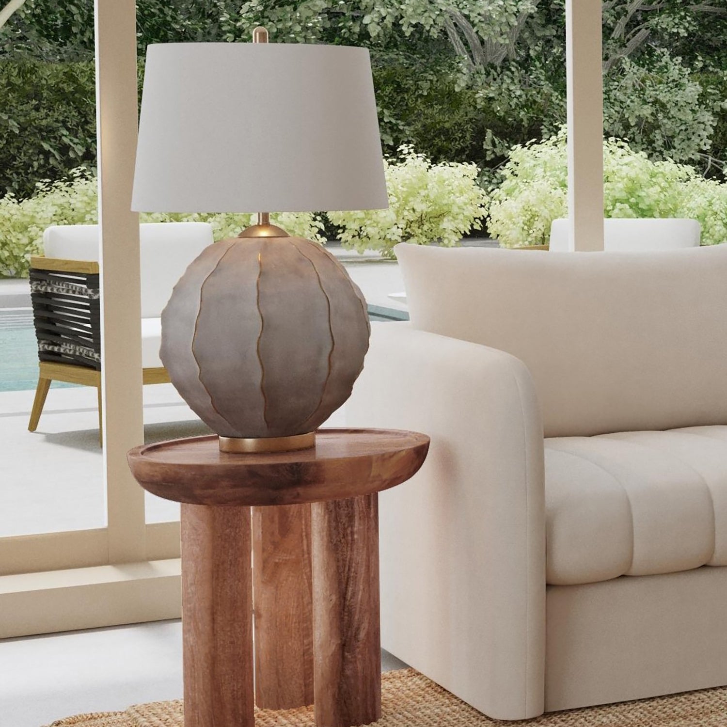 Bassett Mirror Blair Round End Table