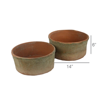 Rustic Grande Pot Set of 2