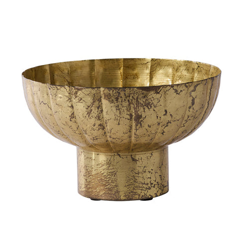 Golden Shine Footed Bowl Set of 2